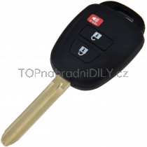 Obal klíče, holoklíč pro Toyota Prius C, třítlačítkový s elektronikou