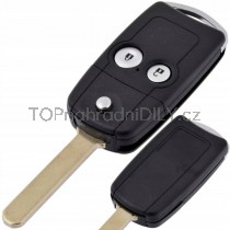 Obal klíče, holoklíč pro Honda Civic, 2-tlačítka
