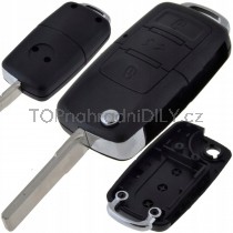 Obal klíče, holoklíč VW New Beetle, 3-tlačítka