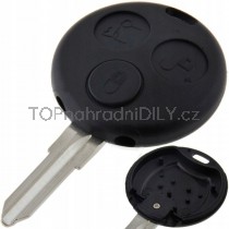 Obal klíče, holoklíč pro Smart Fortwo, 3-tlačítkový 03-06
