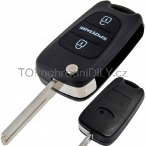 Obal klíče, holoklíč pro Hyundai i30, třítlačítkový od 2011