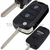 Obal klíče, holoklíč pro Kia Picanto od 2011 třítlačítkový