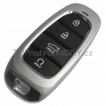 Obal klíče, holoklíč pro Hyundai Sonata, čtyřtlačítkový s elektronikou 20-21 Keyless