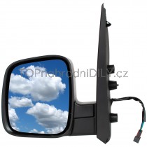 Zpětné zrcátko elektrické, levé pro Fiat Qubo , od 2007