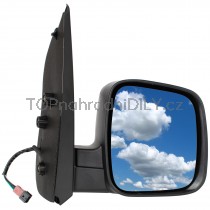Zpětné zrcátko elektrické, pravé pro Fiat Qubo, od 2007