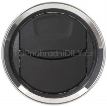 Výdech středový, levý = pravý Ford Galaxy II 06-15 černý šoupátko