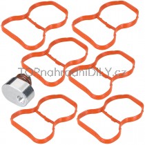 Záslepka s těsněním sacího potrubí BMW řada 5 7ks, 11617807480 