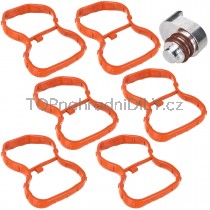 Záslepka s těsněním sacího potrubí BMW řada 3 7ks, Záslepka s těsněním sacího potrubí BMW řada 5 7ks, 09-17