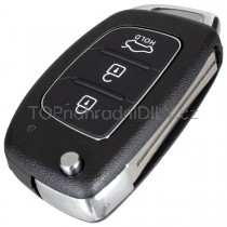 Obal klíče, holoklíč Hyundai ix20, třítlačítkový