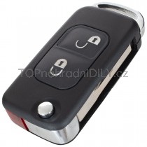 Obal klíče, holoklíč Mercedes CLS-Třída, E-Třída, M-Třída, S-Třída, 2-tlačítkový