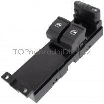 Ovládání vypínač stahování oken Seat Alhambra, zelené podsvícení 1J3959857A