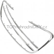 Rámeček přední masky + lišta přední maska ​​chladiče horní + dolní 3 ks Peugeot 508 I 10-15