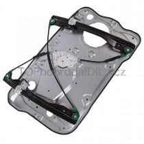 Mechanismus stahování oken Škoda Fabia I 99-07 přední, pravý s plechem