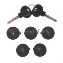Sada vložek zámků dveří 5 ks Fiat Ulysee 94-03