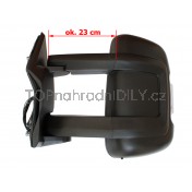 Zpětné zrcátko manuální levé, dlouhé panty Fiat Ducato 2006+ 1