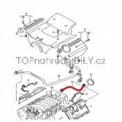 Hadice odvětraní Audi A8 94-02, 078103223B x