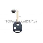 Obal klíče, autoklíč Toyota Celica, 2 tlačítkový 50 mm a