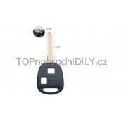 Obal klíče, autoklíč Toyota RAV4, 2 tlačítkový 50 mm a