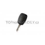 Obal klíče, autoklíč pro Opel Vivaro, dvoutlačítkový, ostrý hrot 2