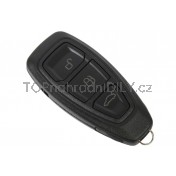Obal klíče, autoklíč pro Ford C-Max, trojtlačítkový, černý