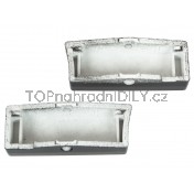 Krytka tlačítka klimatizace, 1 pár, BMW řada 7 F01 F02 F03 F04 a