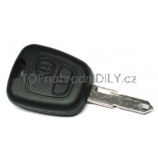 Obal klíče, autoklíč pro Peugeot 107