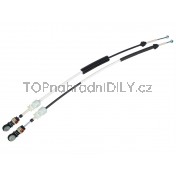 Táhla, lanka převodovky, kulisy pro Peugeot 407, levá  + pravá strana 1