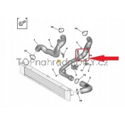 Tlaková Hadice, Intercooler Citroen Jumper 2.2 HDI 1366746080 b