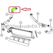 Tlaková Hadice, Intercooler Jeep Patriot 2.0 CRD  04891697AB  b