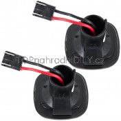 Směrovka boční LED pravá+levá kouřová dynamická Škoda Fabia I, 4D0949127 a
