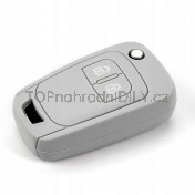 Silikonový obal, pouzdro klíče, šedý pro Opel Mokka