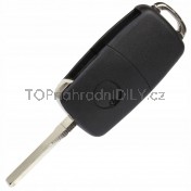 Obal klíče, autoklíč VW CC, dvoutlačítkový 1J0959753N a