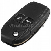 Obal klíče, autoklíč pro Volvo C30, 2-tlačítkový, černý a