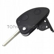 Obal klíče, autoklíč pro Alfa Romeo Mito, 2-tlačítkový, černý