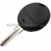 Obal klíče, autoklíč pro Smart Fortwo, 1-tlačítkový, černý a