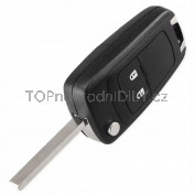 Obal klíče, autoklíč, pro Opel Adam, 2-tlačítkový, s elektronikou b