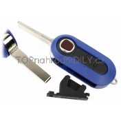 Obal klíče, autoklíč pro Fiat Fiorino, třítlačítkový, modrý