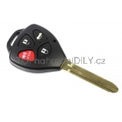 Obal klíče, autoklíč pro Toyota Hilux, čtyřtlačítkový