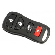 Obal klíče, autoklíč pro Nissan Almera, čtyřtlačítkový