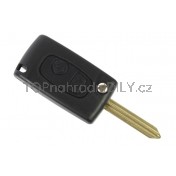 Obal klíče, autoklíč, pro Citroen C2, 2-tlačítkový