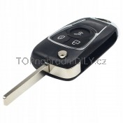 Obal klíče, autoklíč Opel Corsa D 3-tlačítkový a