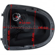 Řadící páka s manžetou Seat Altea XL, 6 stupňová od 2006 b