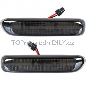 Směrovka boční LED pravá+levá kouřová dynamická BMW řada 3 E46, 99-07