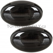 Směrovka boční LED pravá+levá kouřová dynamická Smart Fortwo 450, 04-07