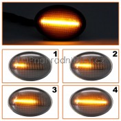 Směrovka boční LED pravá+levá kouřová dynamická MINI R59 Roadster b