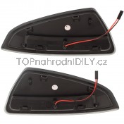 Směrovka do zpětného zrcátka dynamická kouřová LED levá + pravá Mercedes Vito W639 A2048200721 a