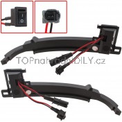 Směrovka do zpětného zrcátka dynamická kouřová LED levá + pravá Audi A5 8T 8K0949101 A