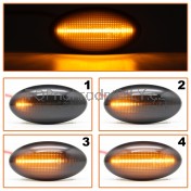 Směrovka boční LED pravá+levá kouřová dynamická Mazda MPV 03-06  b