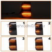 Směrovka boční LED pravá+levá kouřová dynamická Citroen Jumper 6325H0 b