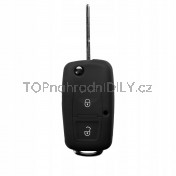 Silikonový obal, pouzdro klíče, černý VW Fox 05-11